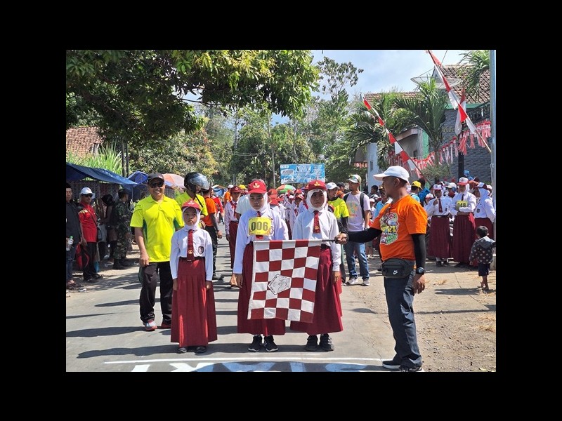 Partisipasi dalam kegiatan lomba Gerak Jalan dalam Rangka memperingati HUT RI Ke-80